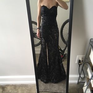 Beaded prom/pageant/formal gown 00/0